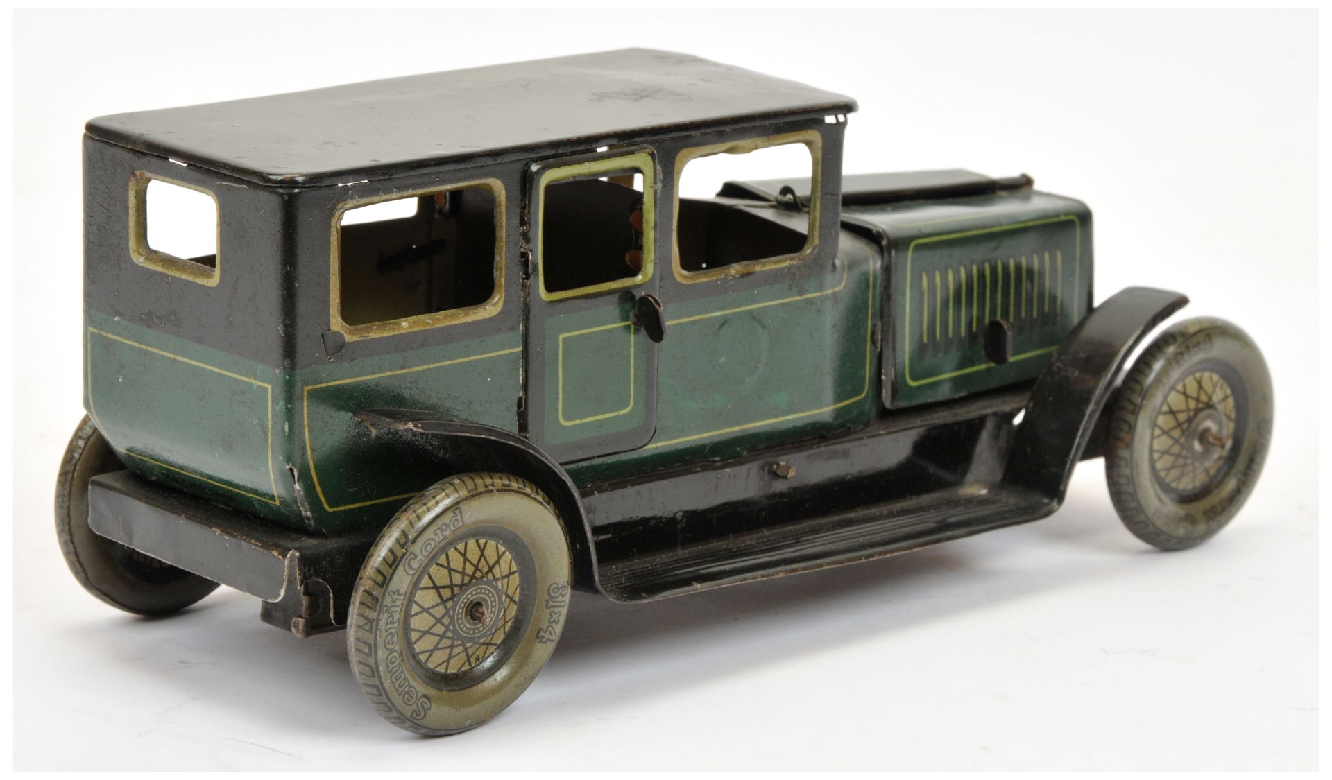 Moko (Gama) 1920's pre-war clockwork tinplate Limousine - Bild 2 aus 5