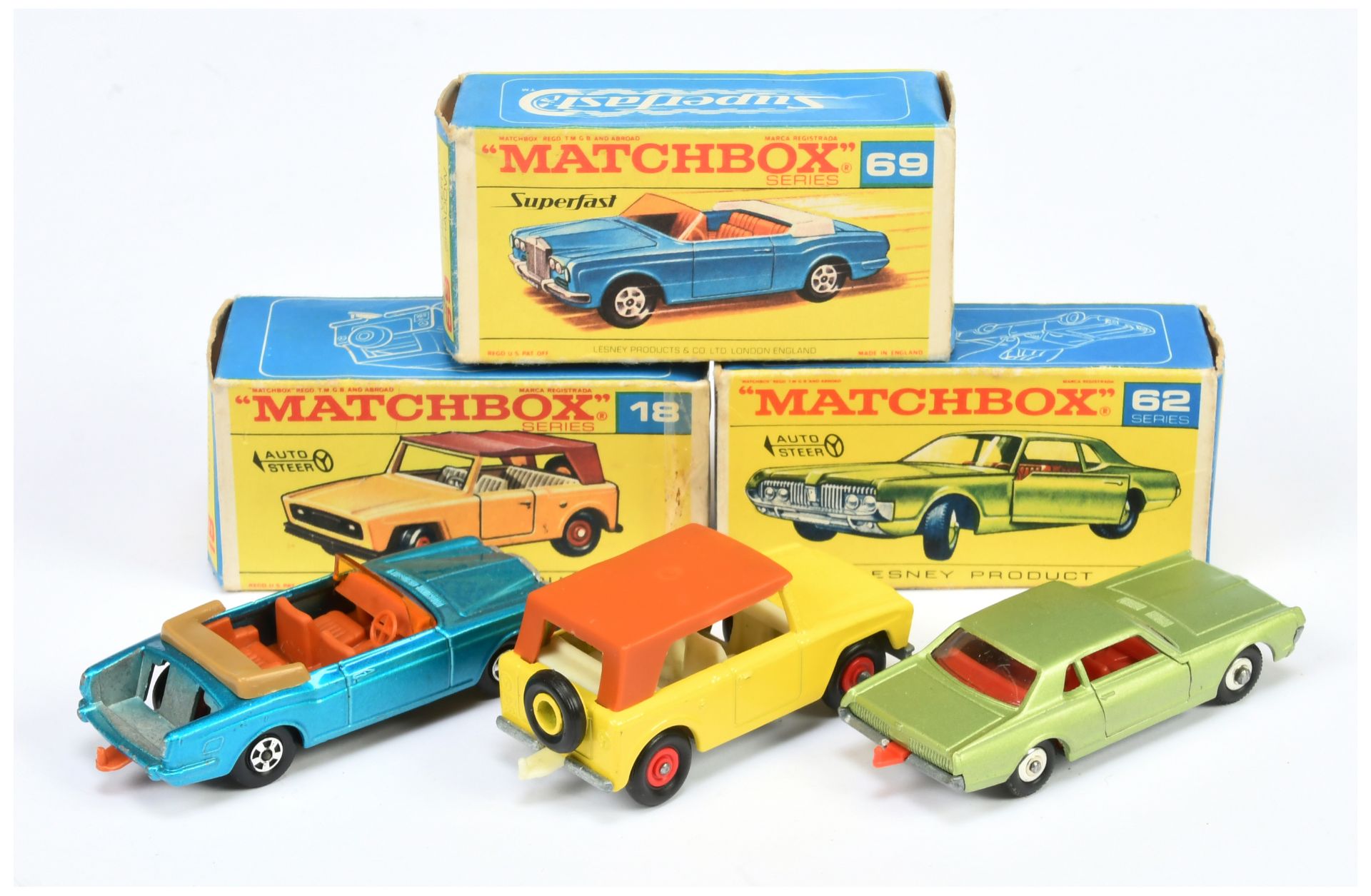 Matchbox Regular Wheels group of late 1960's issue models - Bild 2 aus 2