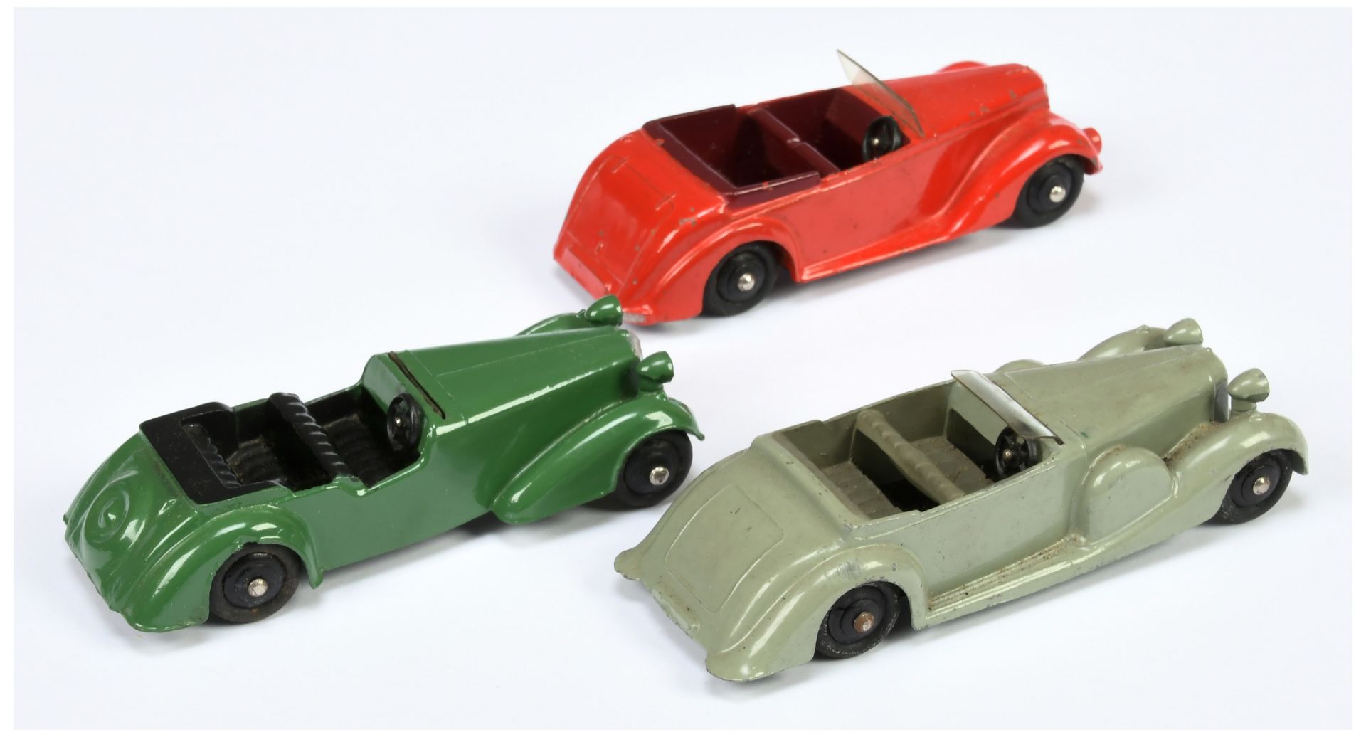 Dinky group of cars - 38d Alvis - dark green  - Bild 2 aus 2