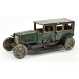 Moko (Gama) 1920's pre-war clockwork tinplate Limousine