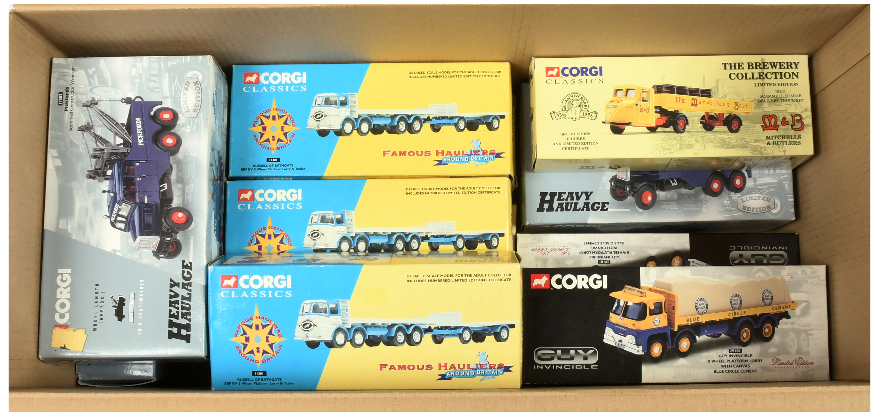 Corgi group of models to include (1) 17502 Pickfords - Scammell Constructor Wrecker