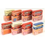 Matchbox Superfast group of No.17C  Leyland Titan code 3 issues buses 