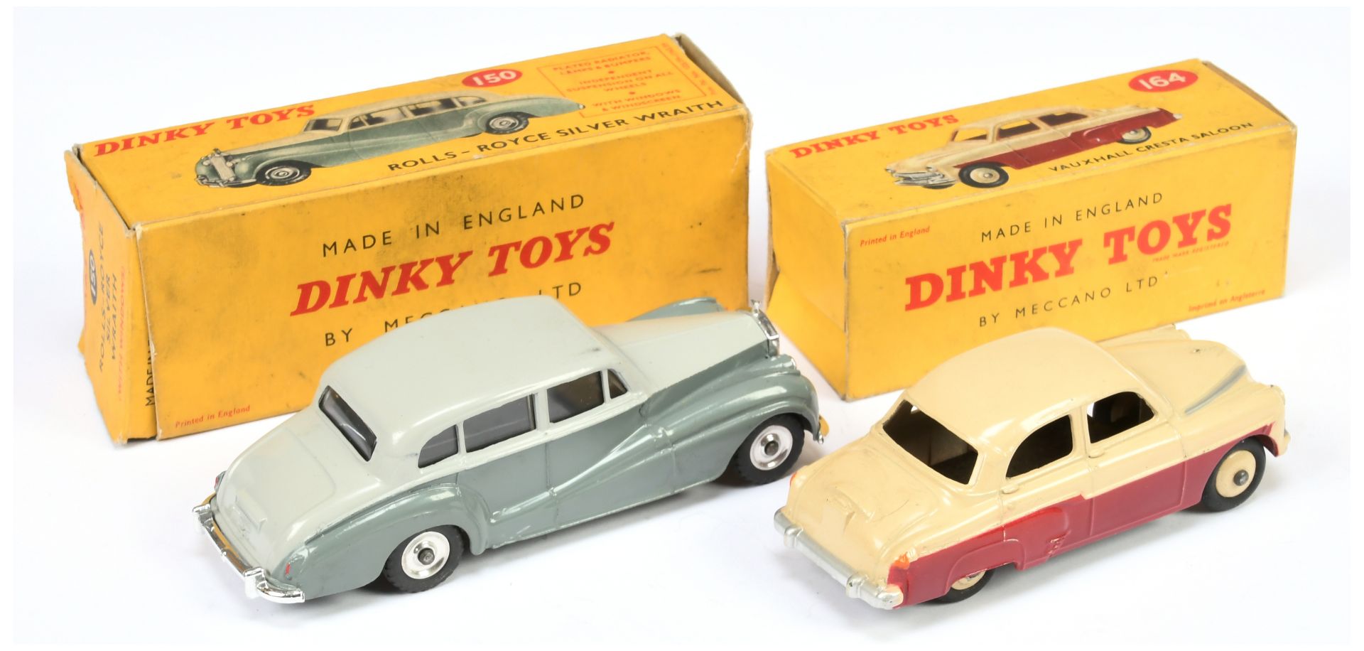 Dinky Toys 150 Rolls Royce Silver Wraith & Dinky 164 Vauxhall Cresta Saloon - Image 2 of 2