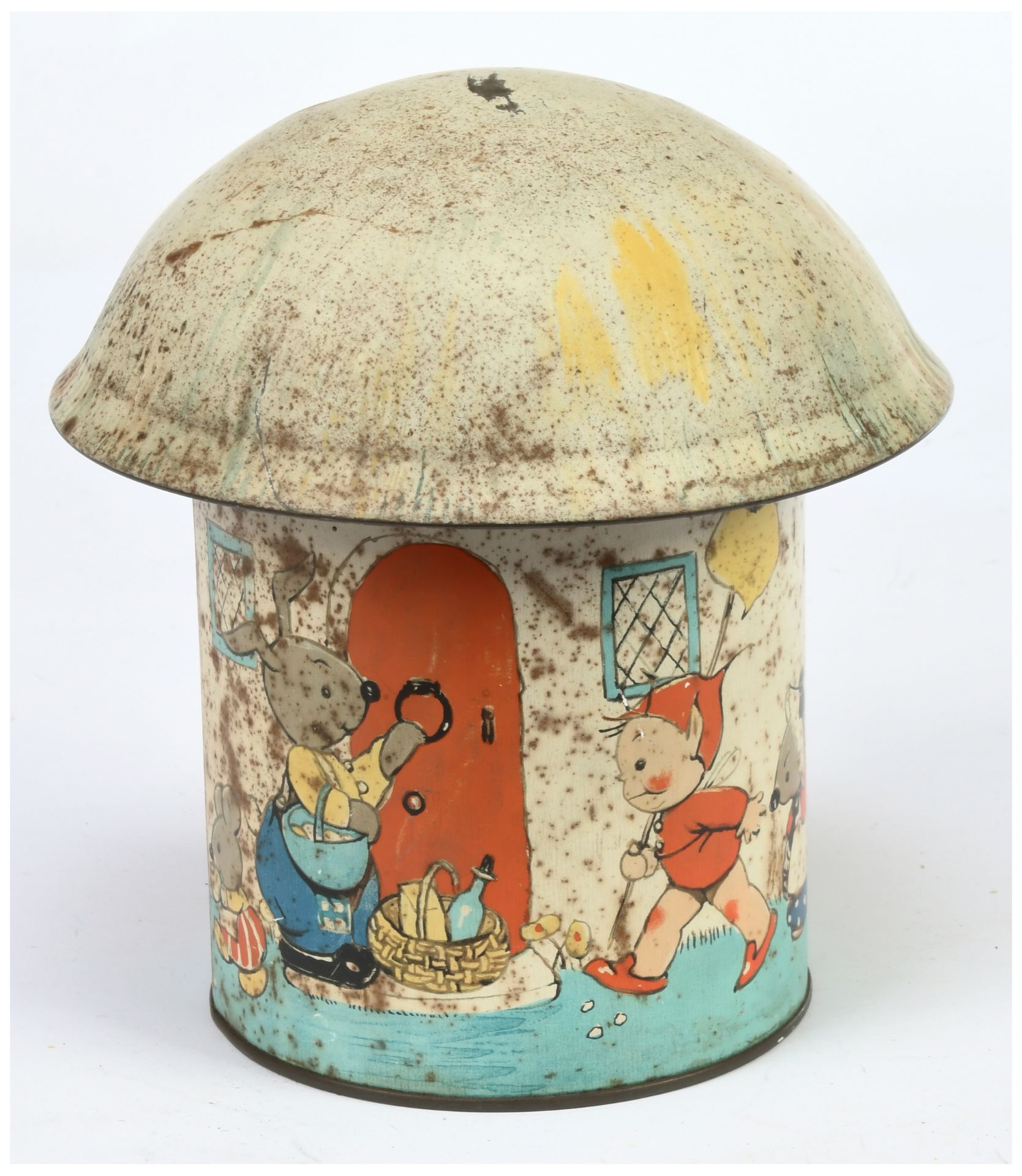 Lucie Attwell Fairy House biscuit tin - Image 2 of 3