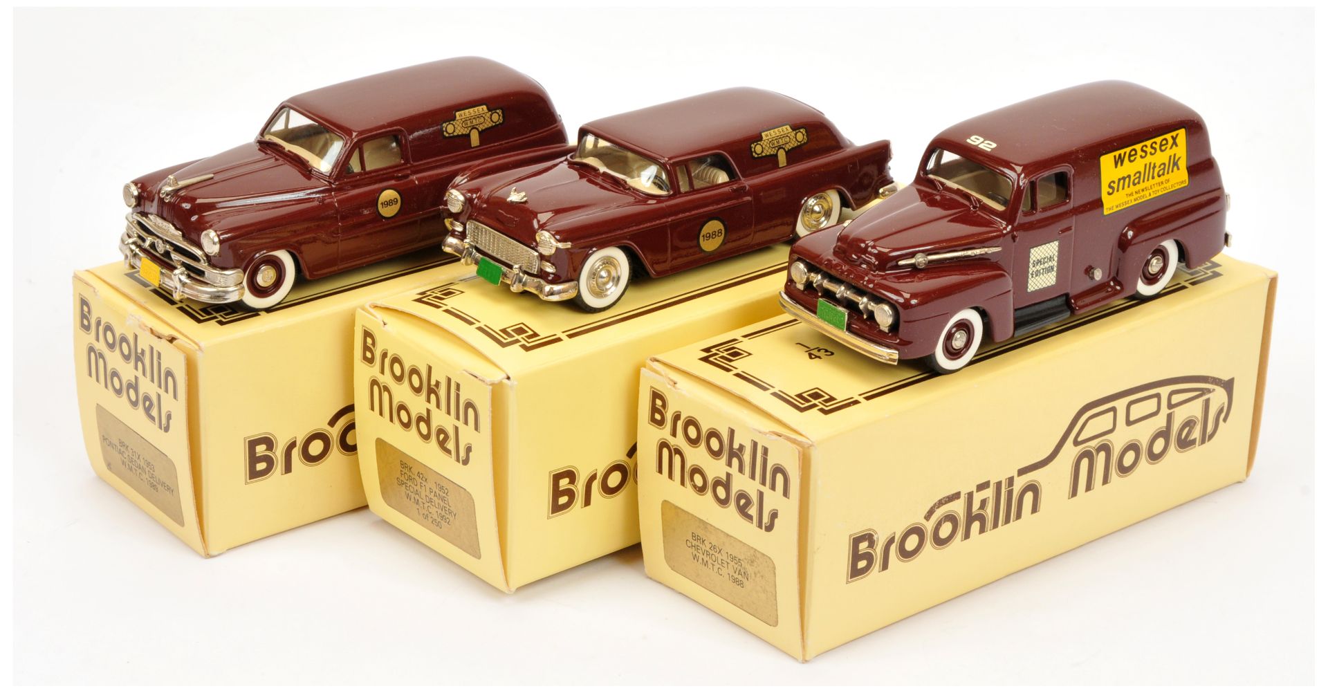 Brooklin group of 1/43rd Scale American Cars