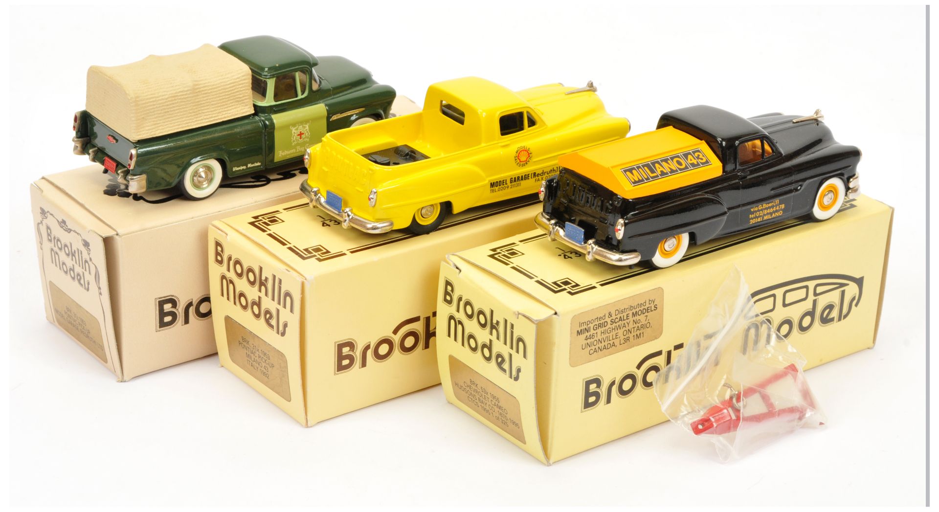 Brooklin group of models to include (1) BRK31z 1953 Pontiac Pick-Up model Garage - Bild 2 aus 2