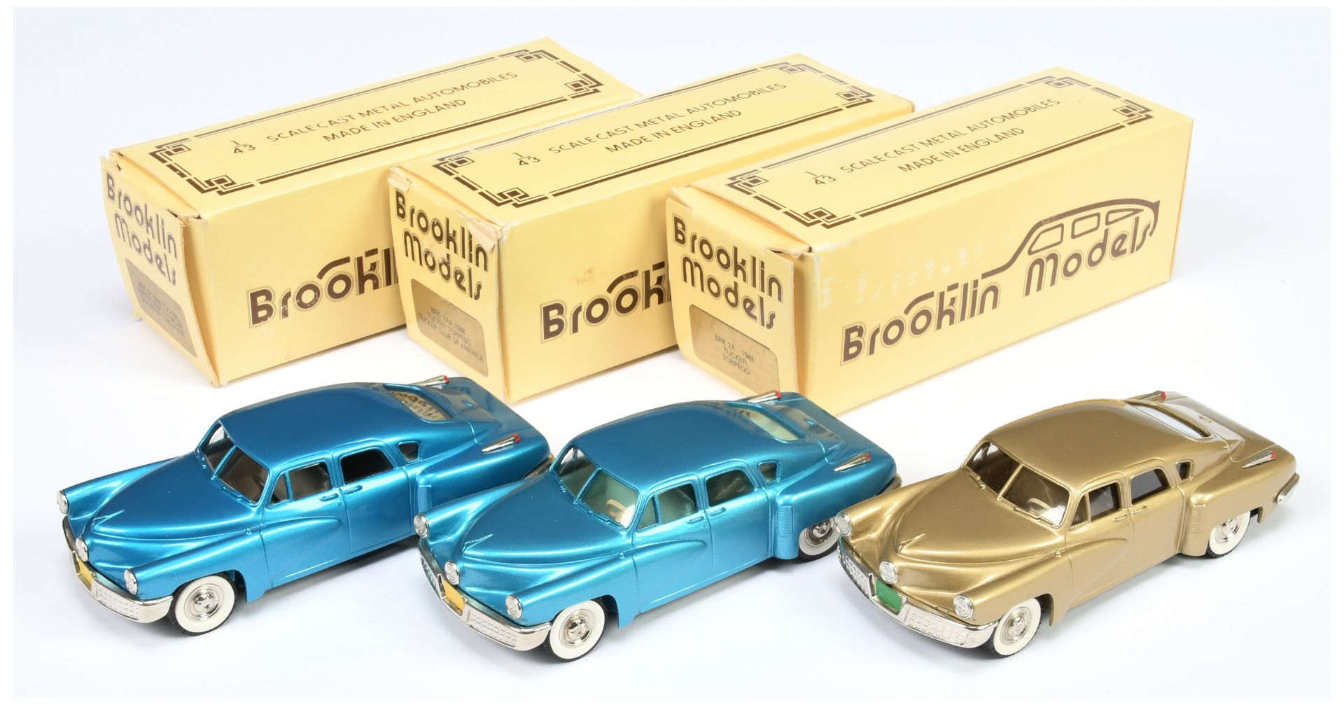 Brooklin group of 1/43 scale cast metal cars 
