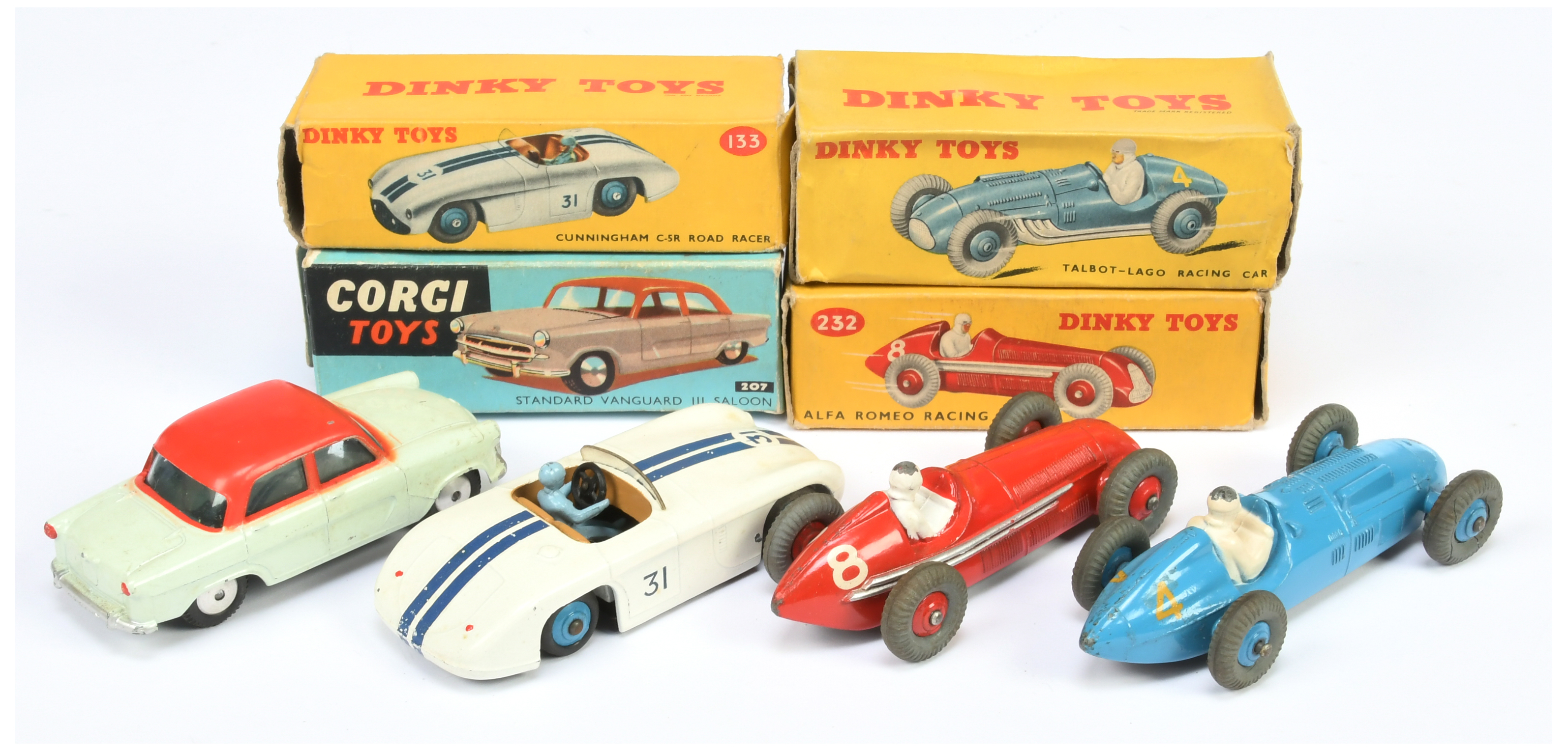 Dinky group of racing cars & a Corgi  - Image 2 of 2