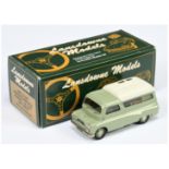 Lansdowne LDM33 1960 Bedford Dormobile Romany Deluxe - light sage green, pale yellow side flash, ...