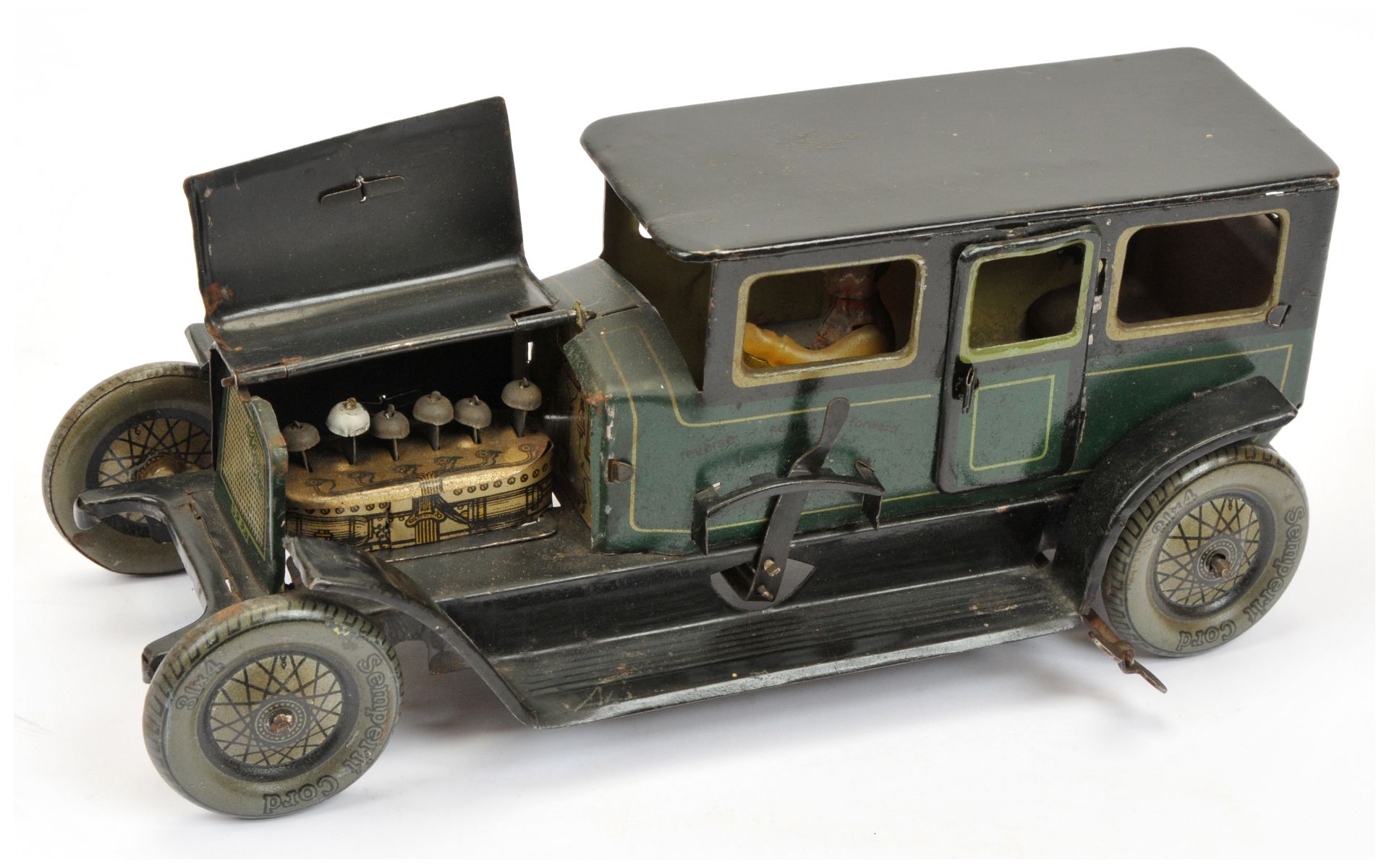 Moko (Gama) 1920's pre-war clockwork tinplate Limousine - Bild 4 aus 5