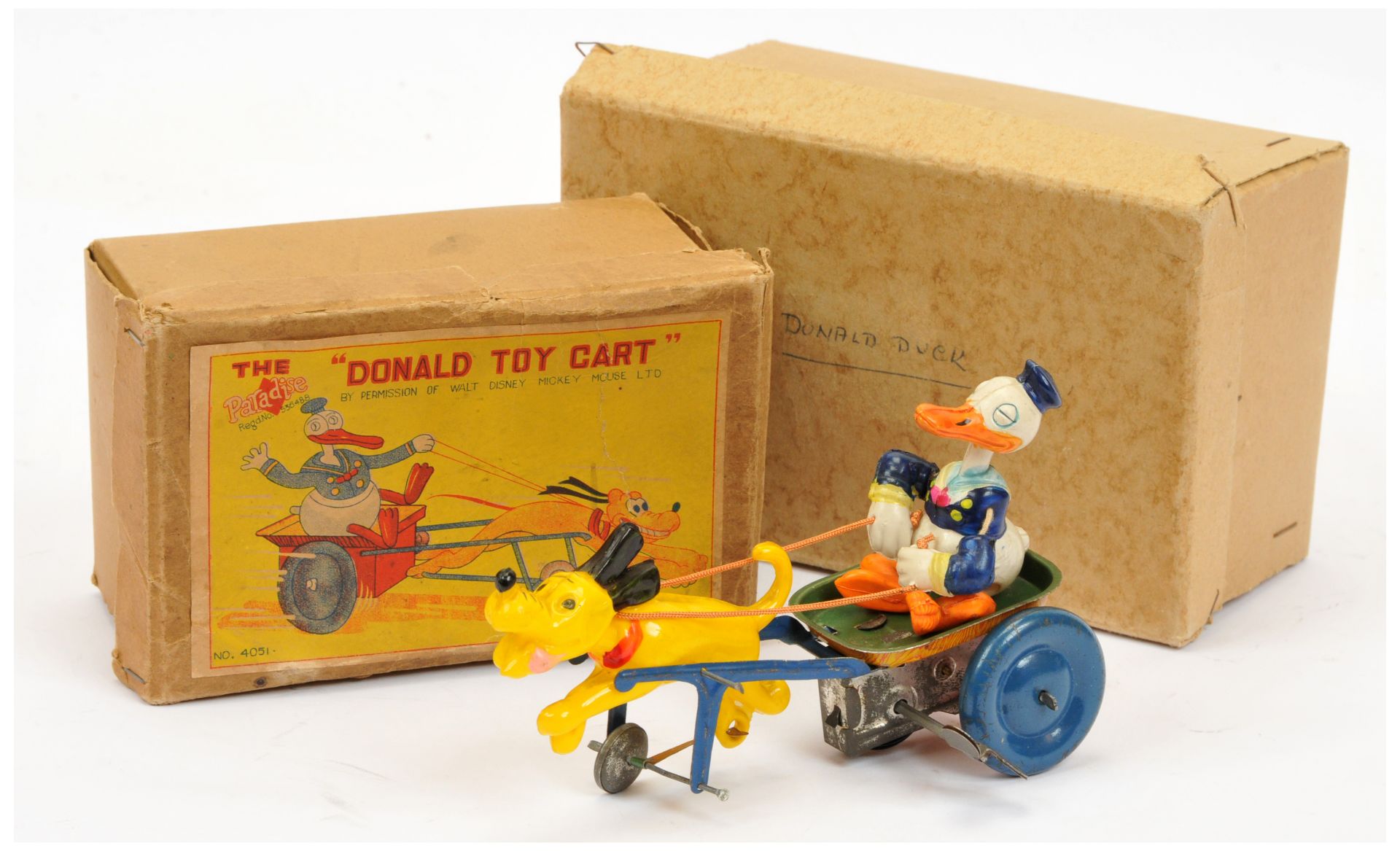 Paradise Toys (Japan) celluloid Donald Duck