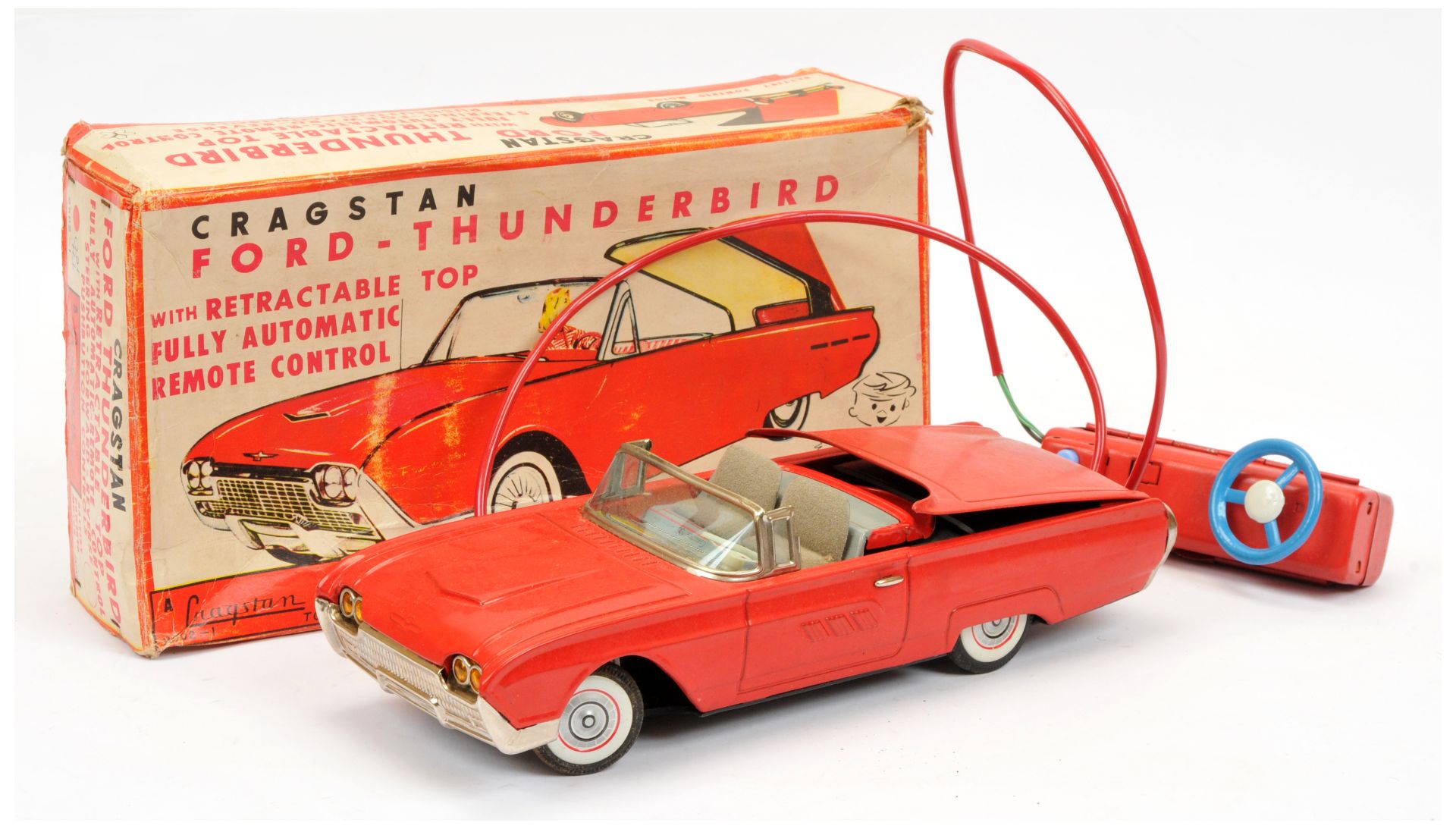 Cragstan tinplate Ford Thunderbird Convertible