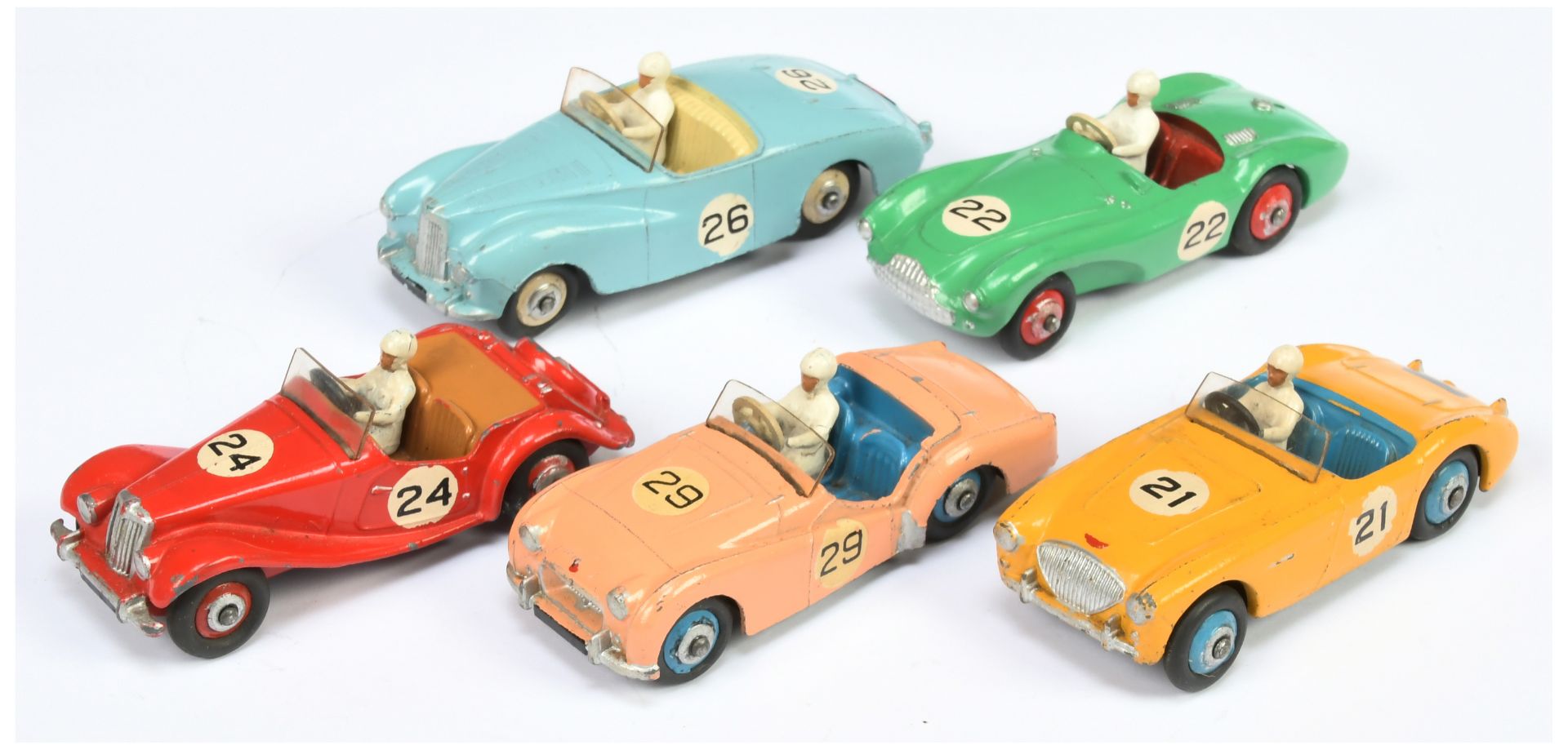 Dinky group of 1950's issue racing cars 