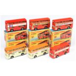 Matchbox Superfast group of 17b Daimler Fleetline buses