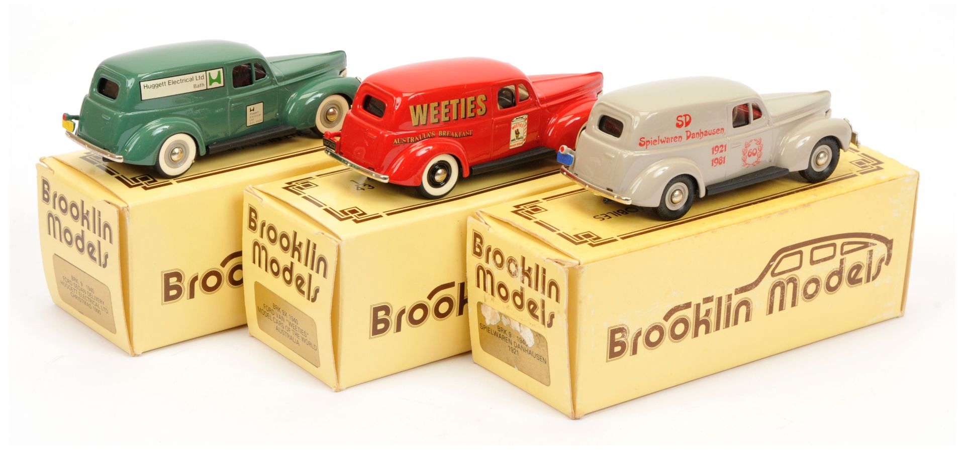 Brooklin group of Vans to include  2 x BRK9 1940 Ford Sedan Delivery, - Bild 2 aus 2