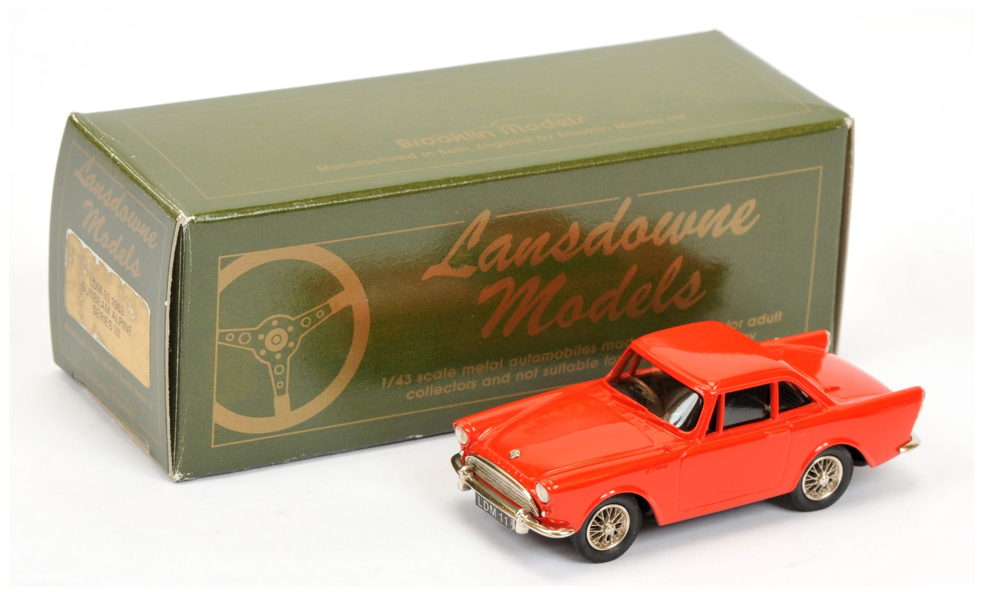 Lansdowne Models 1/43rd Scale LDM11 1963 Sunbeam Alpine Series III 