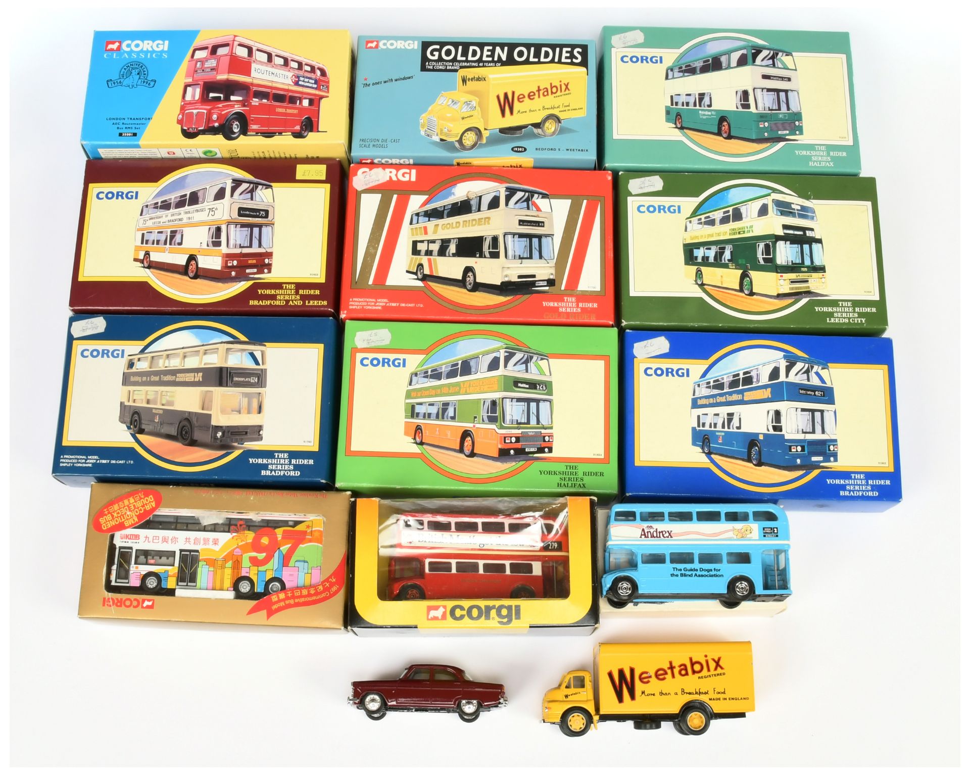 Corgi group of buses to include The Yorkshire Rider Series Halifax