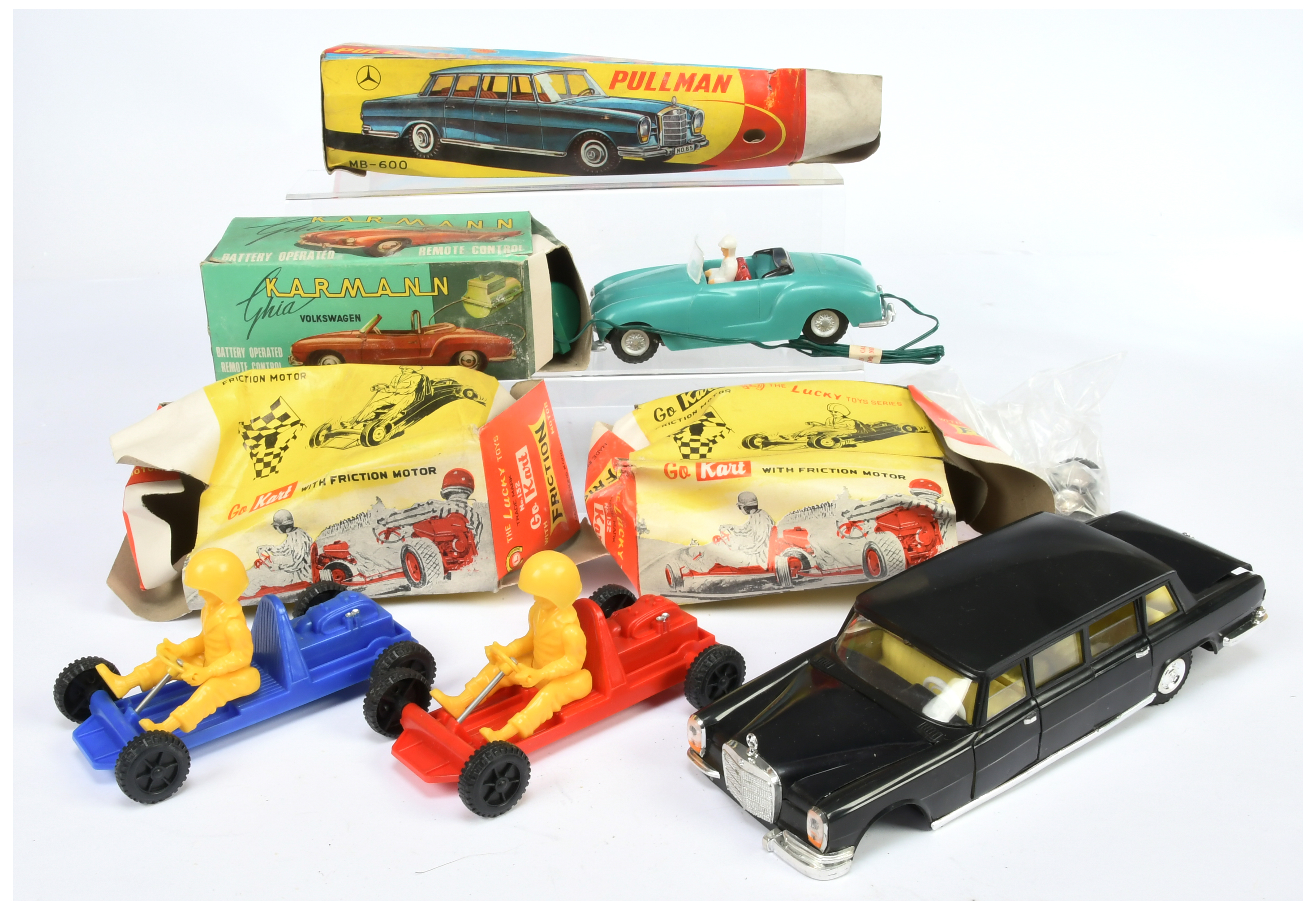 Hong Kong Plastic Vehicles x 4 