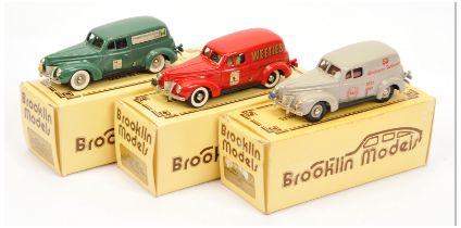 Brooklin group of Vans to include  2 x BRK9 1940 Ford Sedan Delivery,