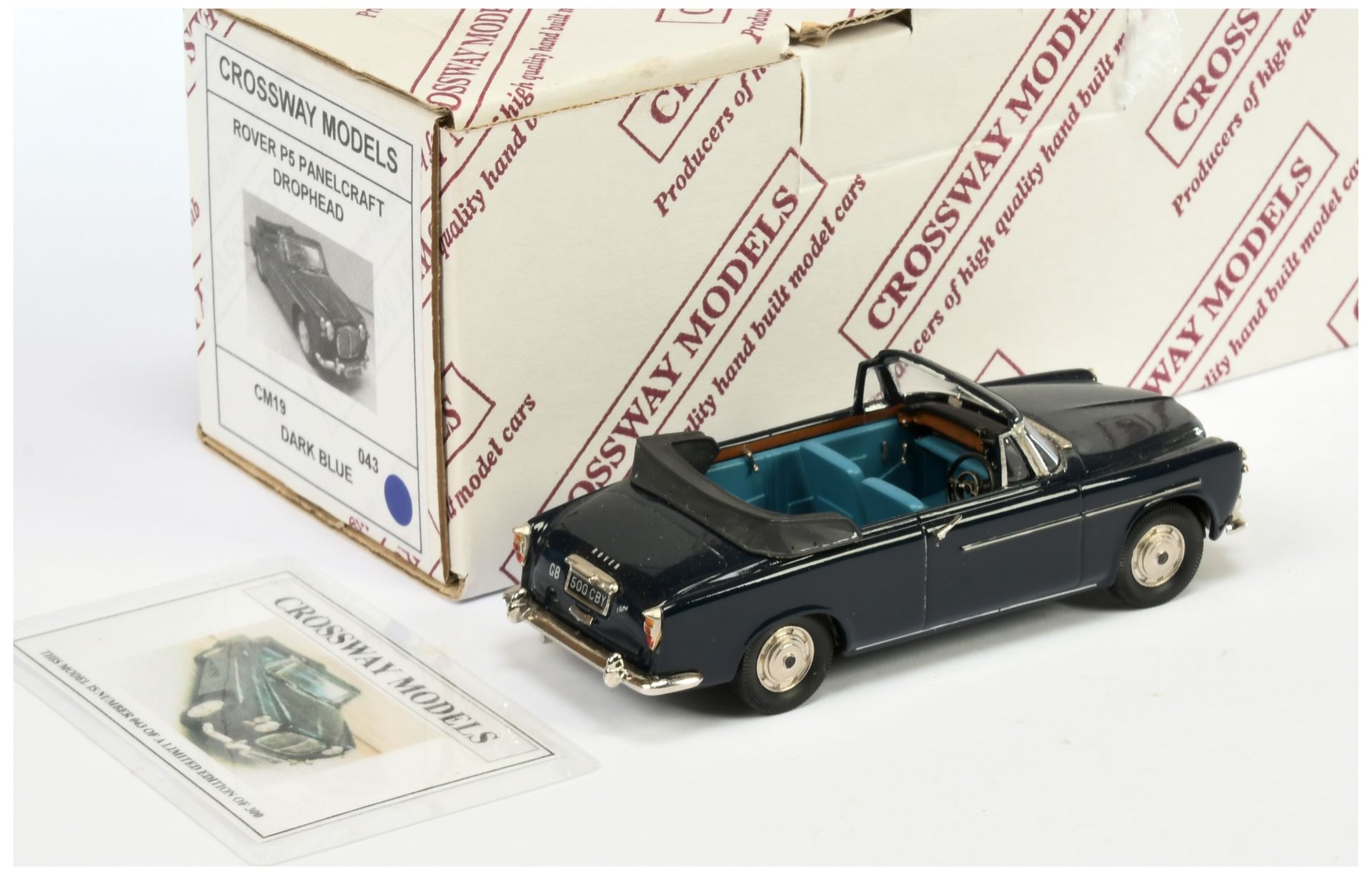 Crossway Models No.CM19 Rover P5 Panel Craft Drophead - - Bild 2 aus 2