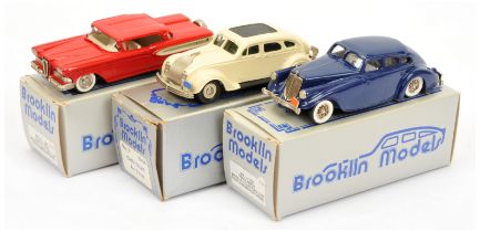 Brooklin Models group of 1/43 scale metal Automobiles