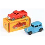 Dinky pair of cars to include 35a Saloon 