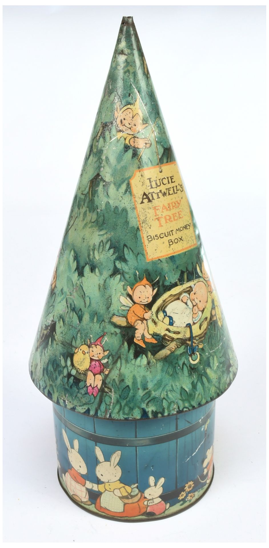 Lucie Attwell Fairy Tree biscuit tin