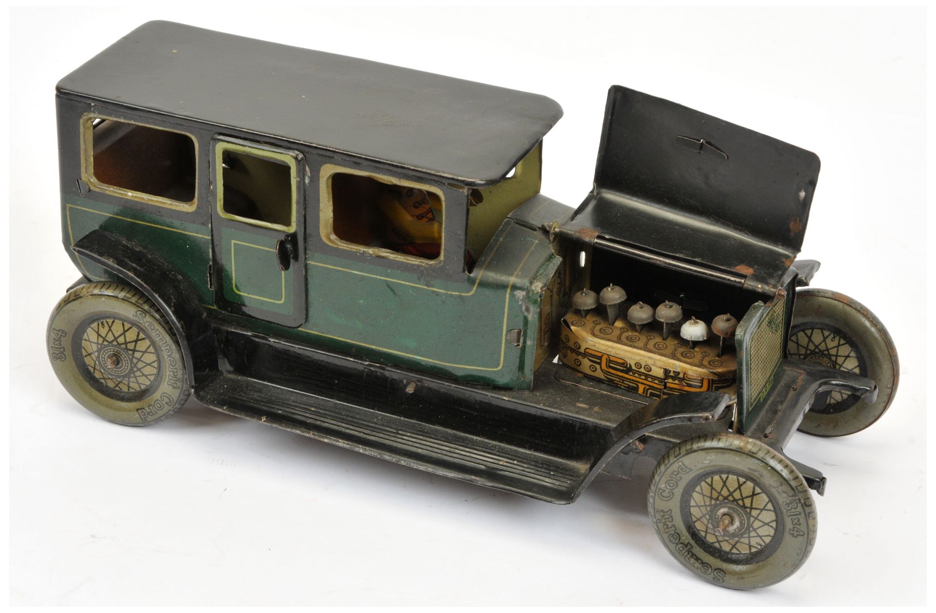 Moko (Gama) 1920's pre-war clockwork tinplate Limousine - Bild 5 aus 5