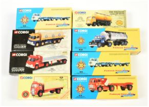 Corgi group of Tankers & Lorries. Including (1) 29101 Guy Invincible 8 wheel platform lorry with ...