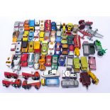 Corgi, Matchbox and similar, a mixed unboxed group. Conditions generally appear Fair to Excellent...