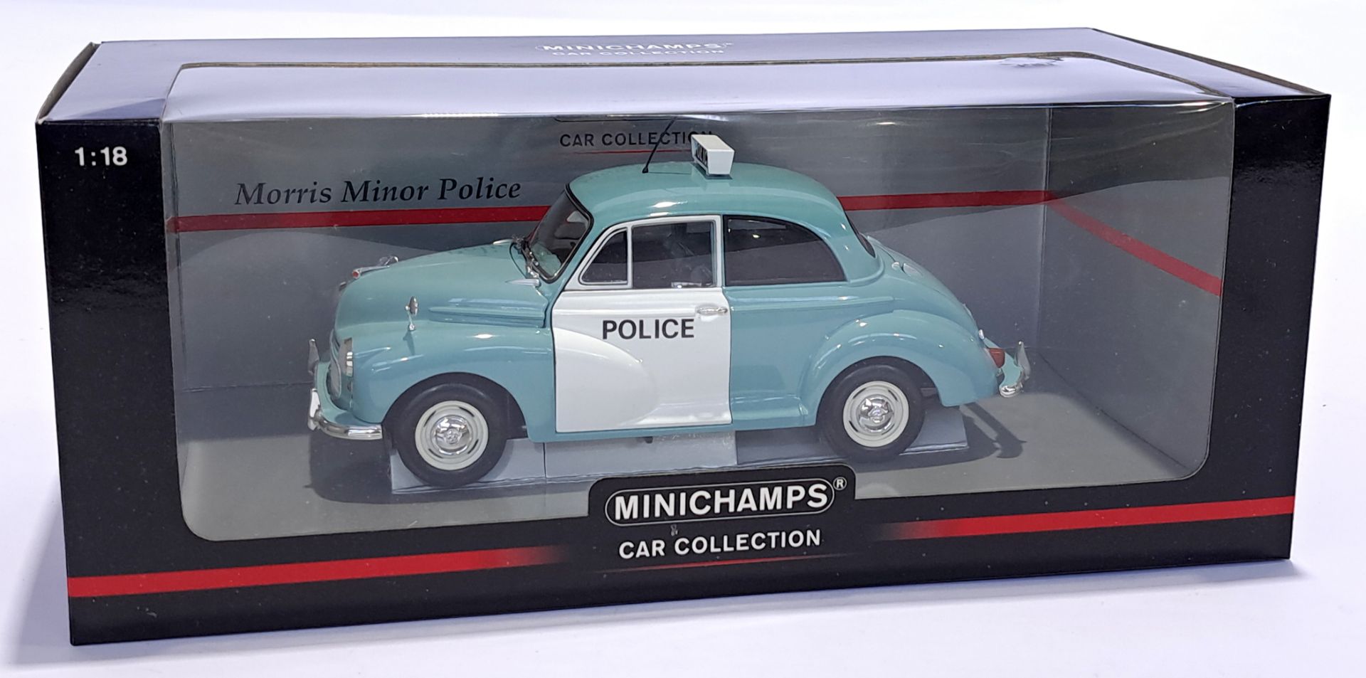 Minichamps (Paul's Model Art) 1:18 scale Morris Minor Police