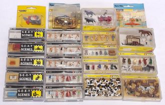 Noch HO scale figures, animals & accessory sets