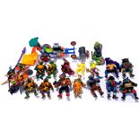 Teenage Mutant Ninja Turtles, a mixed group of Toy figures and accessories/vehicles. Conditions g...