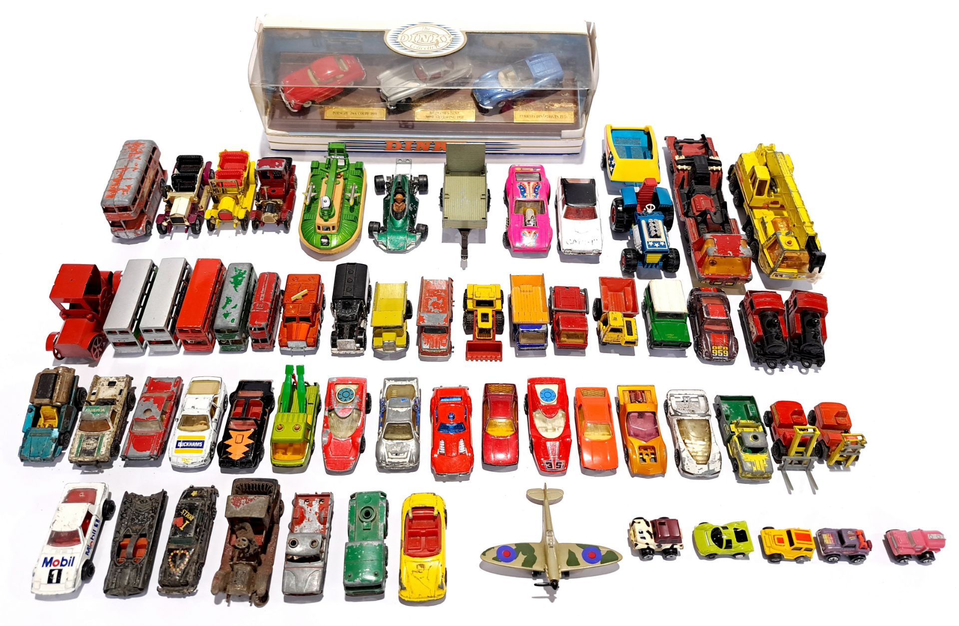 Matchbox, Majorette & similar, a mostly unboxed mixed vehicle group