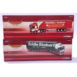 Corgi a boxed pair of 1:50 Scale Trucks (Hauliers of Renown). Unchecked for completeness. Conditi...