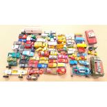 Matchbox, Corgi and similar, a mixed unboxed group. Conditions generally appear Poor to Excellent...