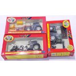 Britains Tractors 09638, 09447 and 9649 a boxed trio. Not checked for completion or correctness. ...