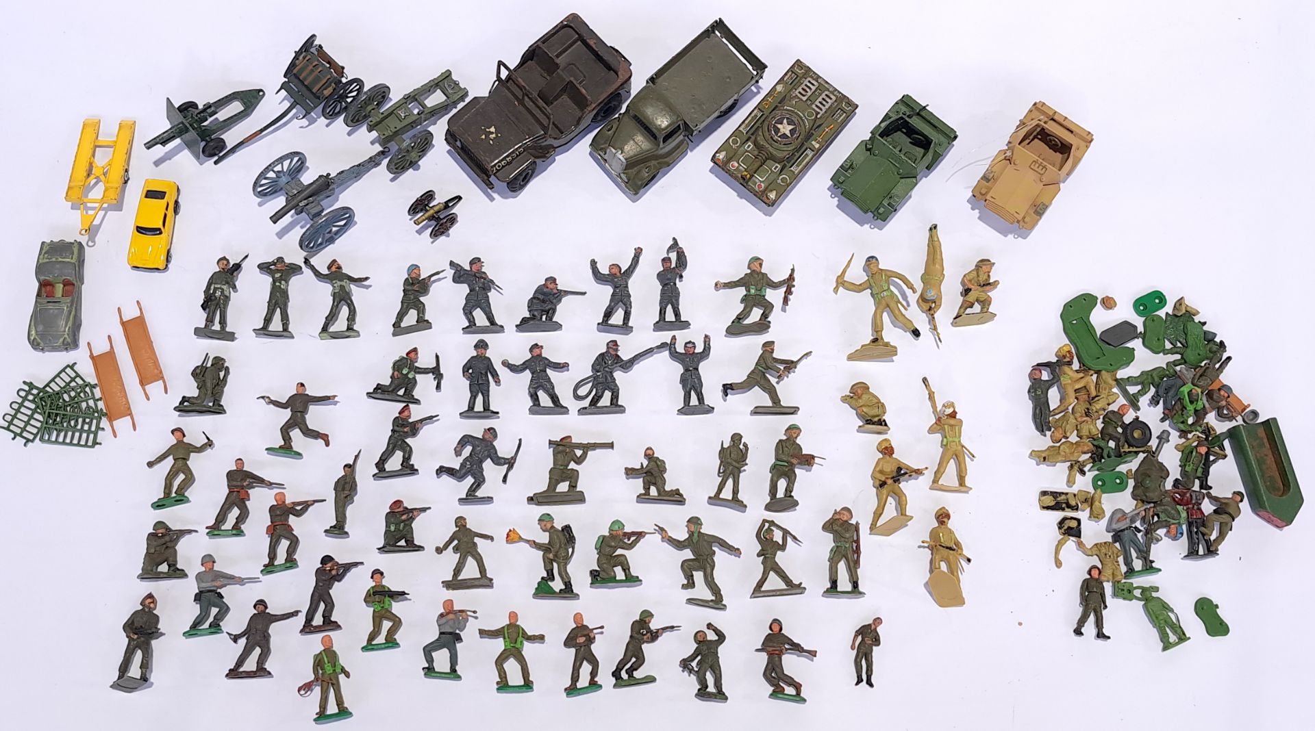 Britains, Tri-Ang, Lone Star & similar, an unboxed mostly military group