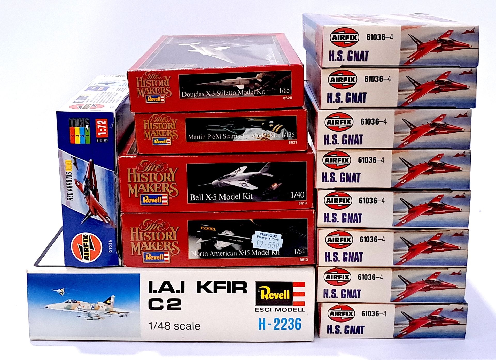 Airfix and Revell , a mixed boxed group of Model Kit Airplanes. Not checked for completion or cor...