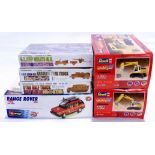 Revell, Bburago, Science Treasury, a boxed unmade mixed vehicle plastic & metal model kits group