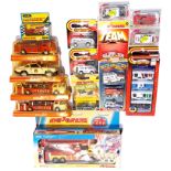 Playart & Majorette, a boxed & carded Emergency vehicle group