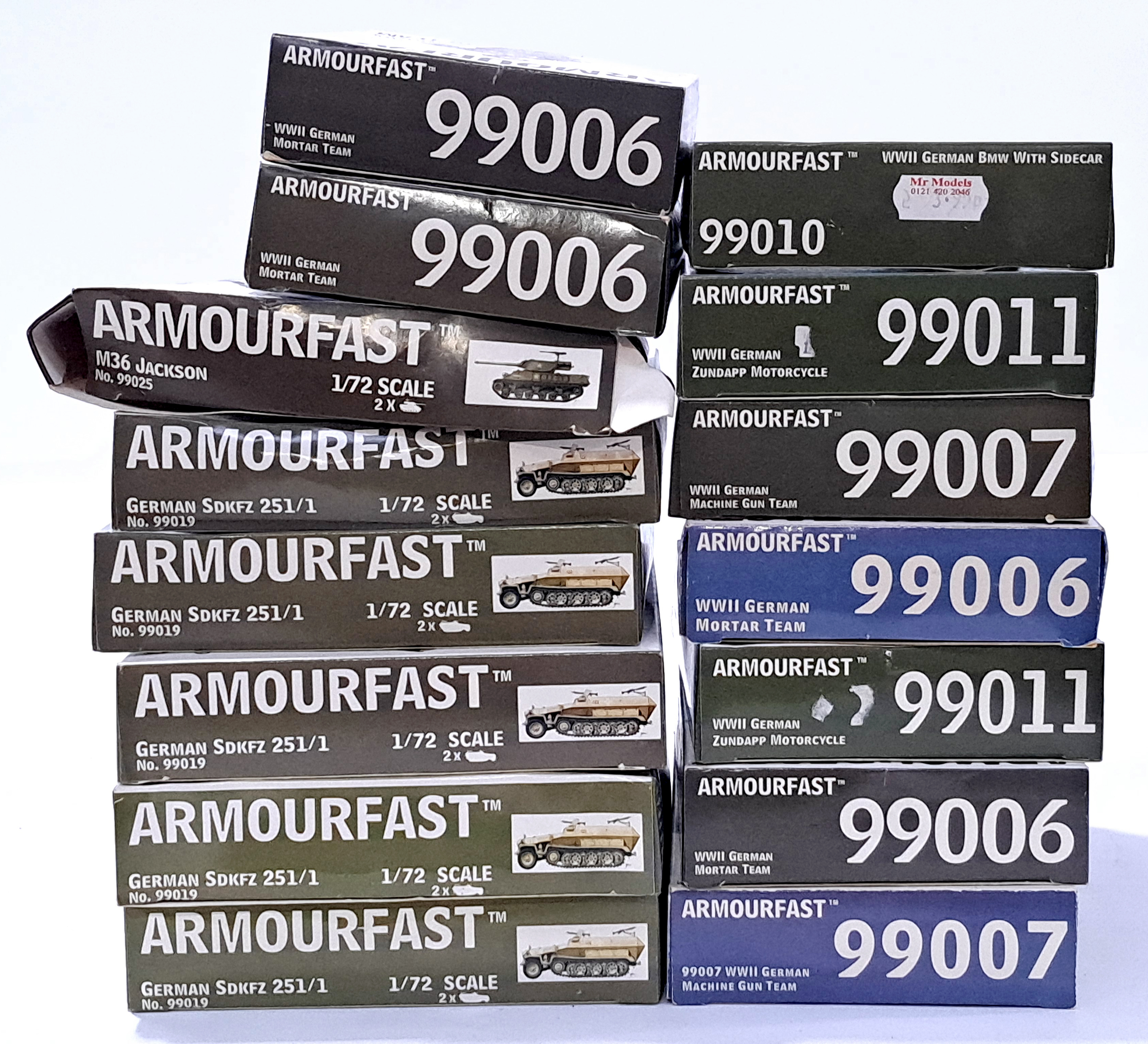 Armour Fast, a mixed boxed group of 1/72 scale Tanks and Soldiers. Not checked for completeness o...