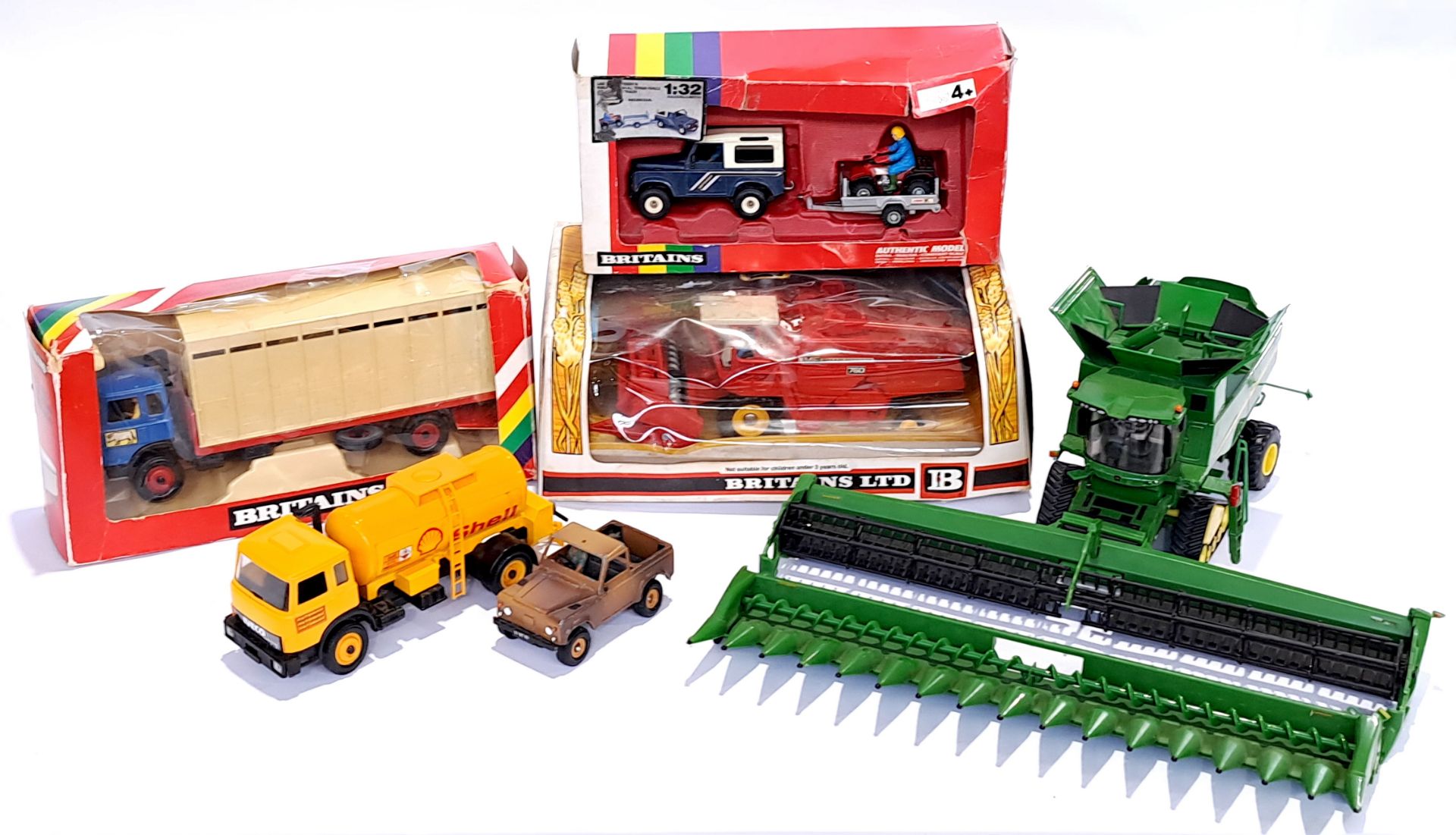 Britains, a boxed & unboxed mixed vehicle group