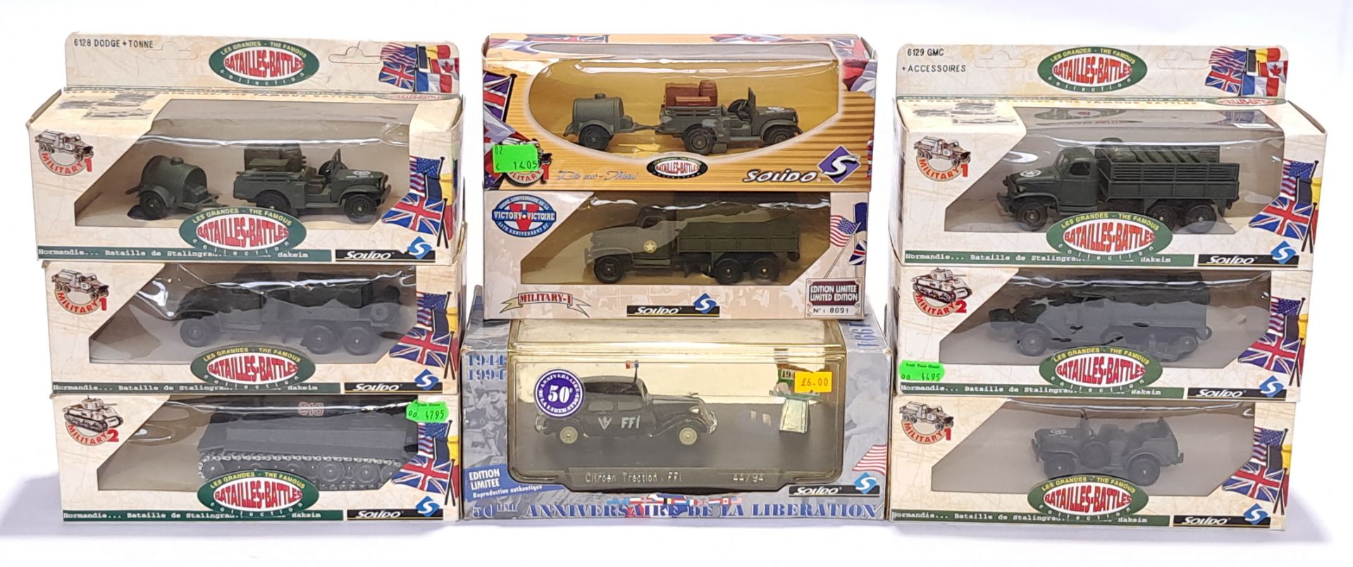 Solido Battles Collection, a boxed military vehicle group