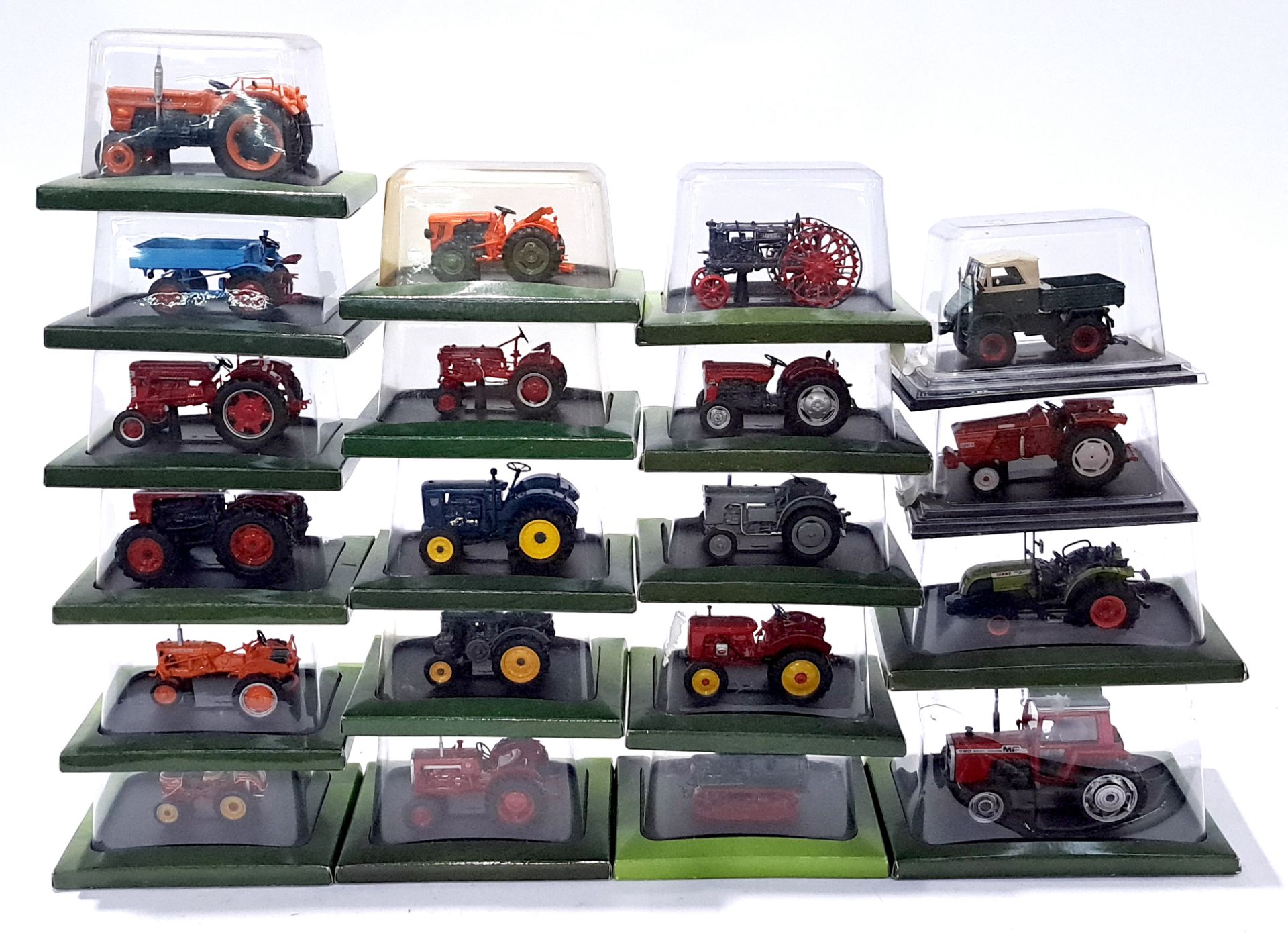 Hachette Partworks a boxed group of Tractors and similar items. Conditions are Excellent to Near ...