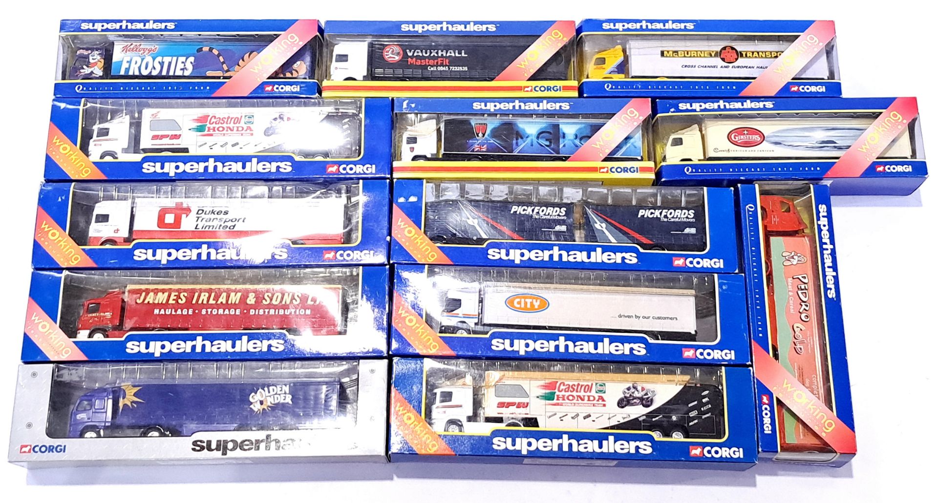 Corgi Superhaulers Series a boxed group. Conditions generally appear Excellent in generally Good ...