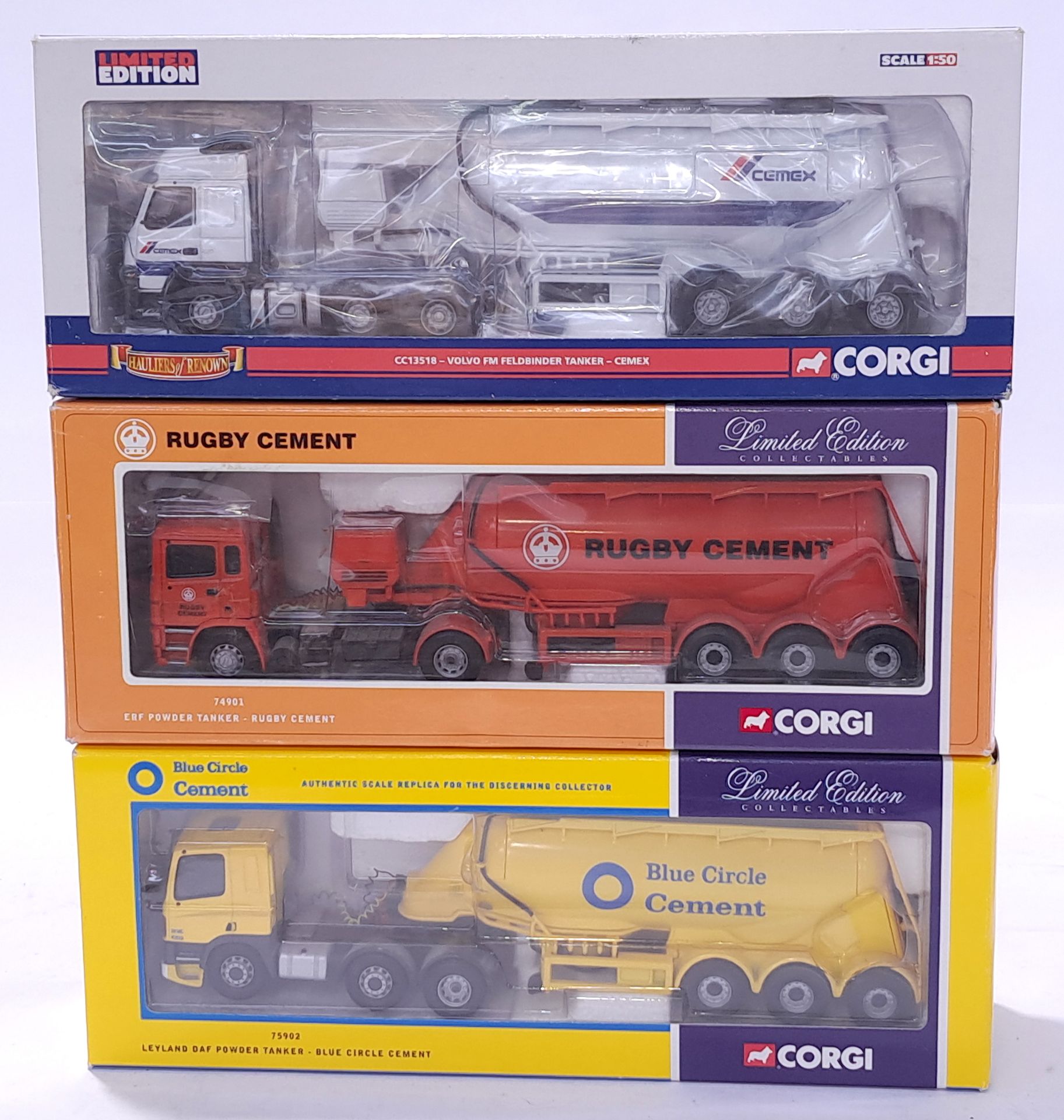 Corgi, a boxed 1:50 scale tankers group. Although unchecked for completeness, conditions generall...