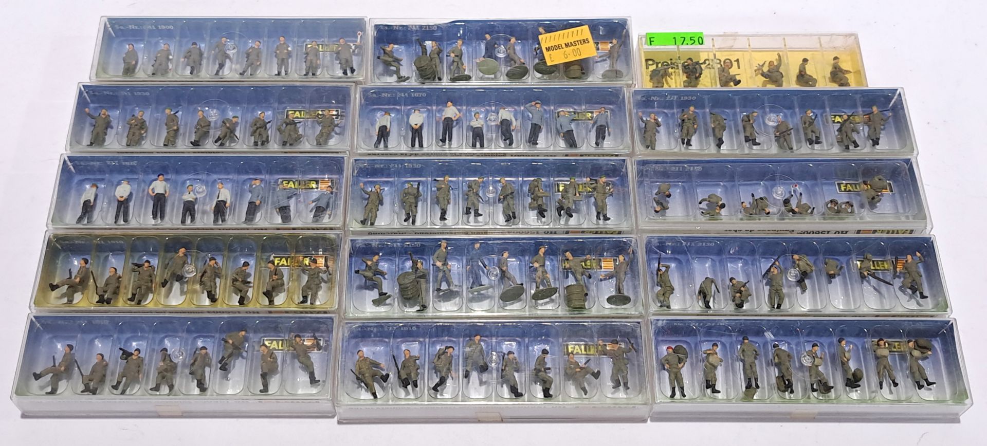 Faller & Preiser HO scale military figures sets