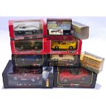 Bburago, Corgi & similar, a boxed mixed scale vehicle group