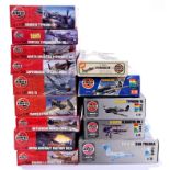 Airfix, a mixed boxed group of 1/72 scale Planes. Not checked for completeness or correctness, th...